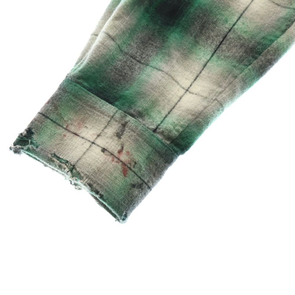 cvtvlist (カタリスト) オンブレチェック ダメージ加工 フロントスカル