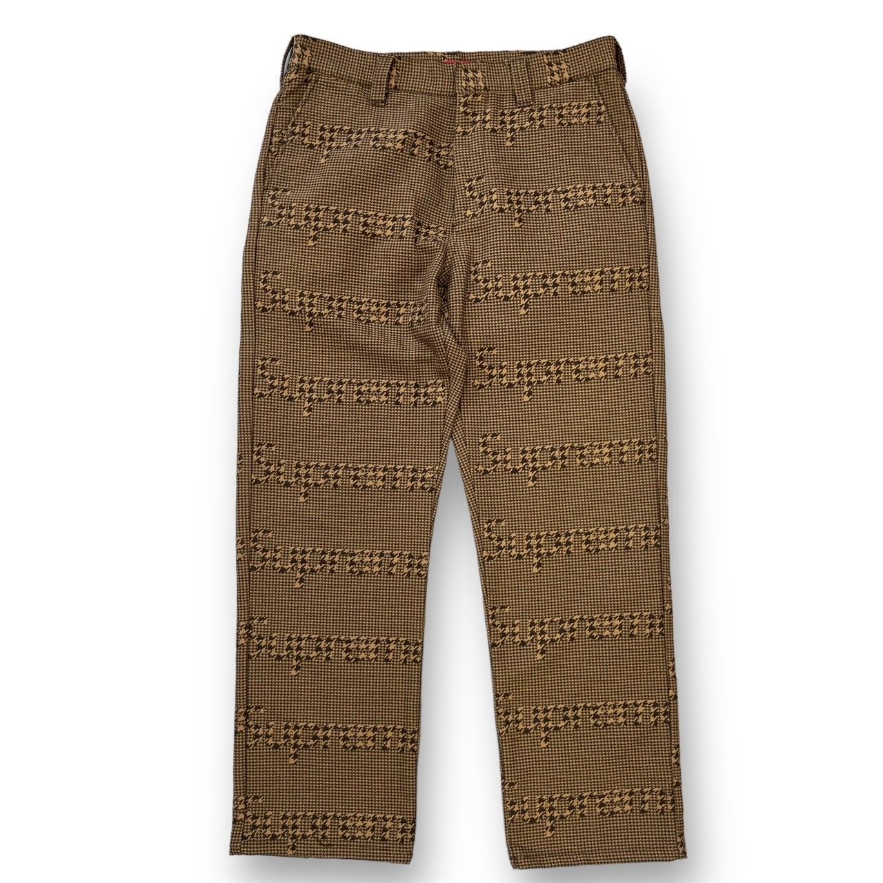 国内正規 Supreme 20AW Work Pant Brown Houndstooth 32 | agb.md