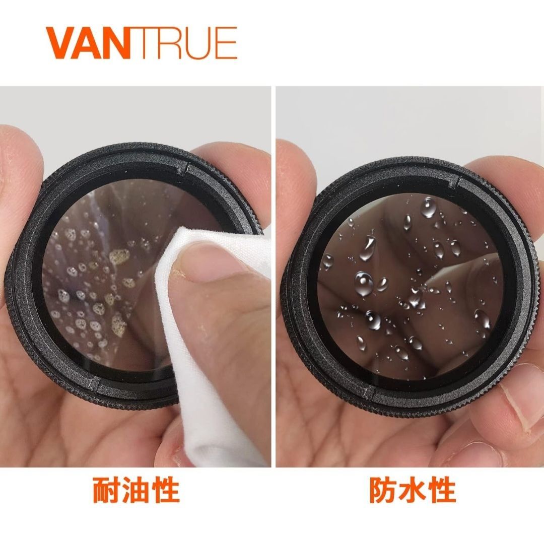 ドライブレコーダーVANTRUE N5 ＋リモコン＋ CPL 偏光フィルター ☆VANTRUE CPL 偏光フィルター ドライブレコーダー専用 CPL