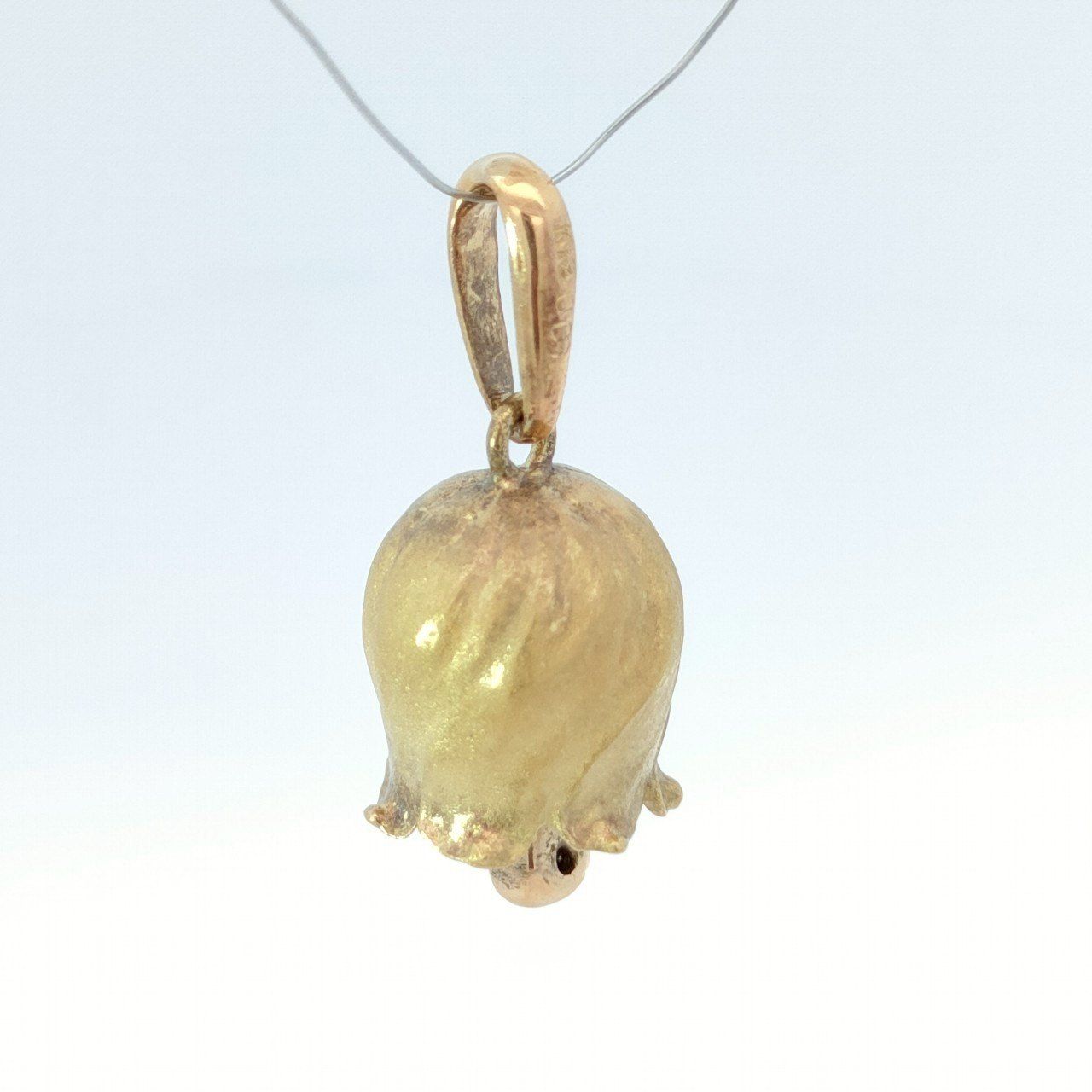 18金✴︎鈴 根付ストラップ 18金 キーホルダー すず 大すず 根付 K18