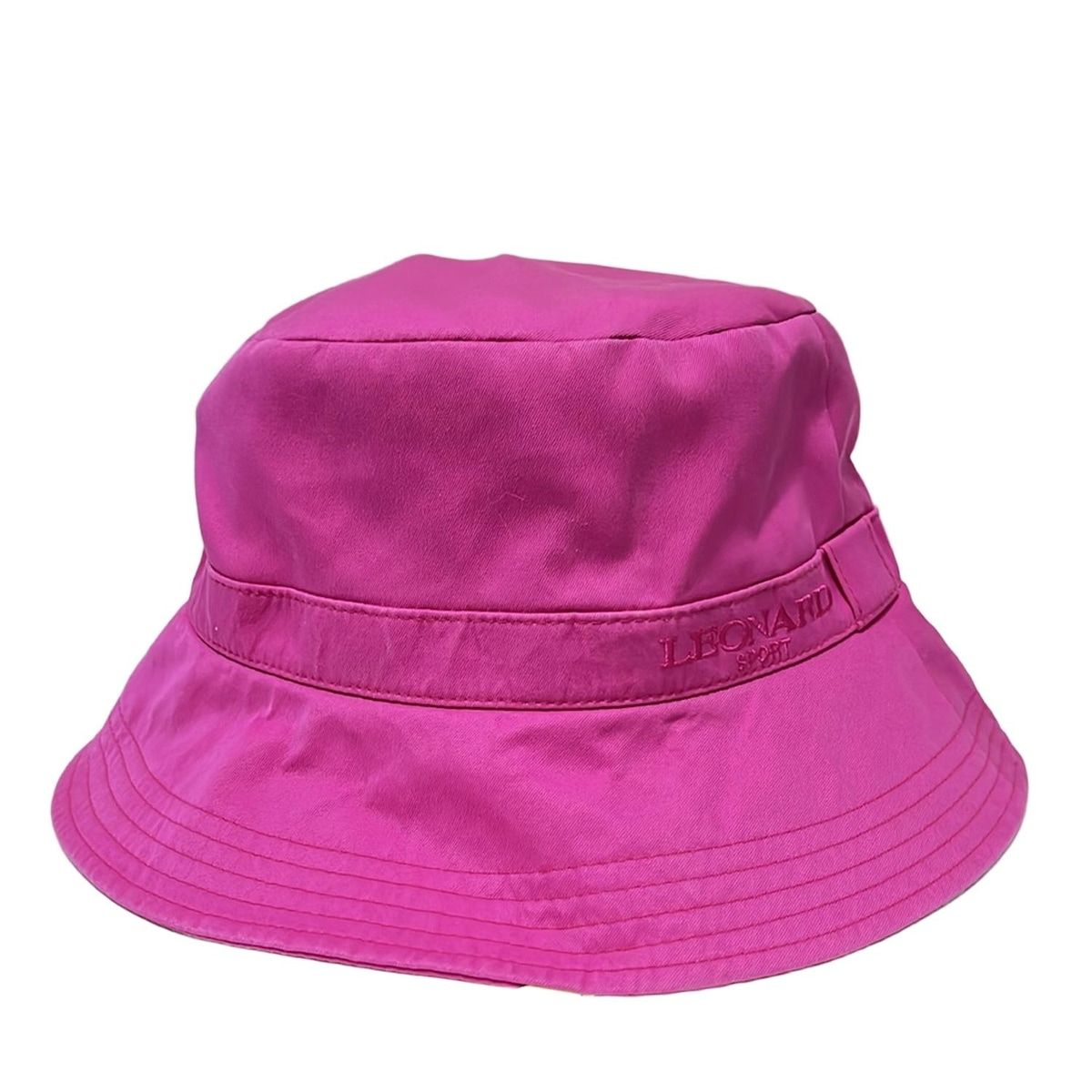 LEONARD SPORT レオナールスポーツ ハット F - ピンク コットン
