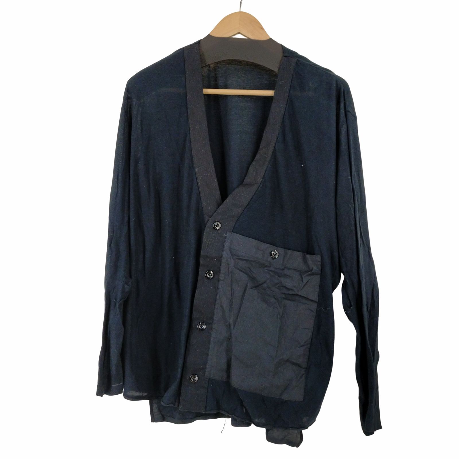 Ann Demeulemeester 本人期　カーディガン XS グレー Ann Demeulemeester 本人期 カーディガン XS グレー