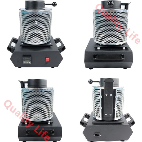 金銀の鋳造を精製するためのメッシュガード付き金電気製錬炉