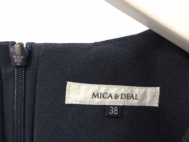 マイカ＆ディール MICA&DEAL SET UP セットアップ 38 ネイビー 長袖 トップス ボトムス 上下セット レディース マイカ＆ディール MICA&DEAL SET UP セットアップ 38 ネイビー