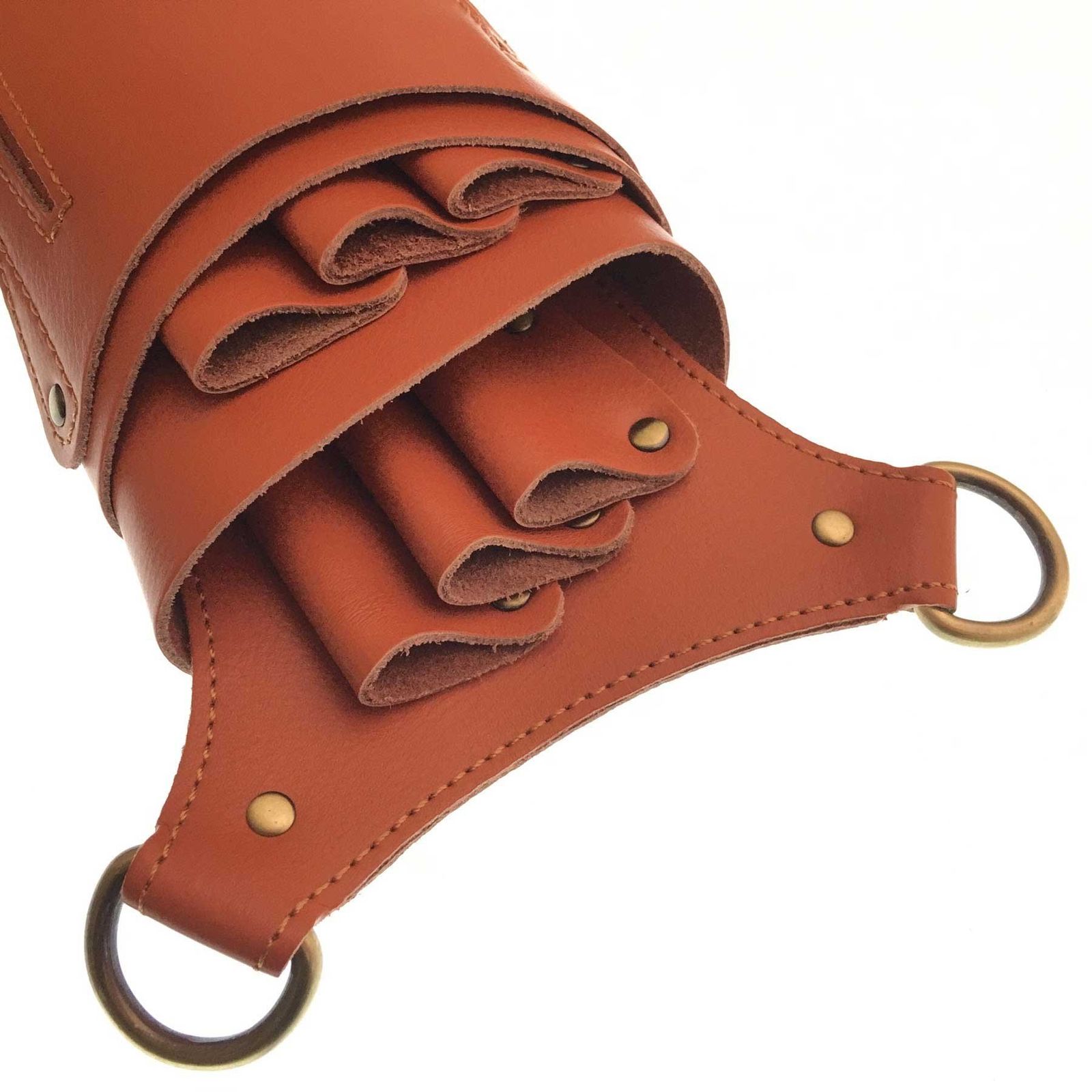 迅速発送】【GLASS FROG】シザーケース 5丁挿し 本体・ベルト本革 美容