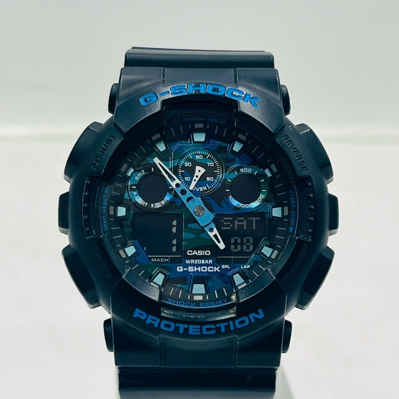 G-SHOCK 2 電池新品 GA-100CB ブルー迷彩 カモフラ ❗️✨ 動作品✨❗️】CASIO G-SHOCK GA-100CB カモフラージュ
