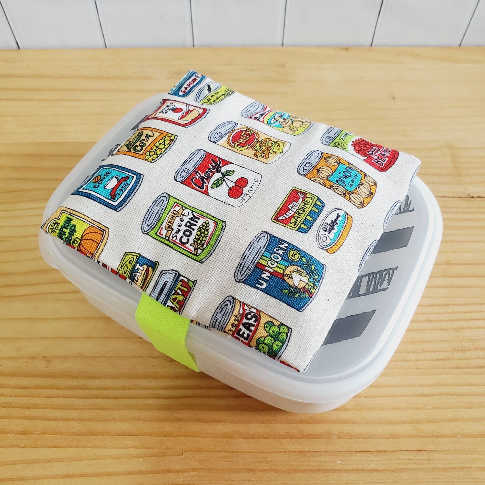 お弁当に！保冷剤ケース付き！お弁当箱ゴムバンド ランチベルト ハンドメイド