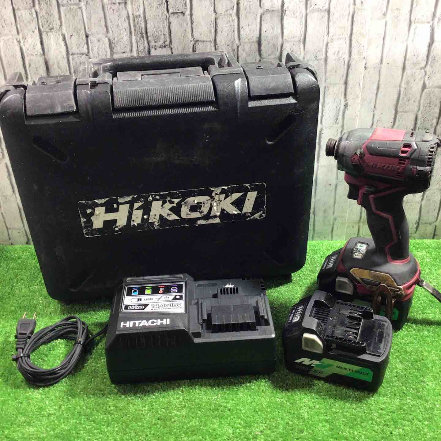現状品 ハイコーキ HIKOKI 旧 日立工機 コードレスインパクトドライバー WH36DC 2XPR 保証なし 川口店