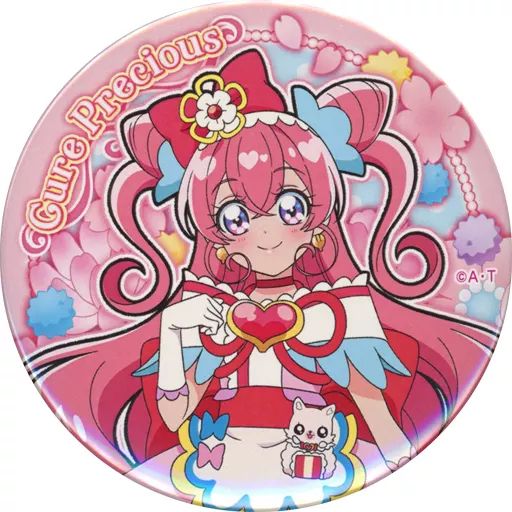 デリシャスパーティ♡プリキュア　バースデー缶バッジ　キュアプレシャス 中古】バッジ・ピンズ キュアプレシャス バースデースイーツ
