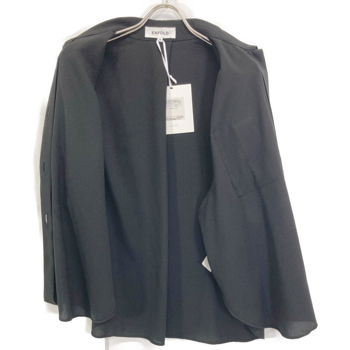 【試着のみ】ENFOLD TWO-WAY BLOUSE CARDIGAN 38 試着のみ】ENFOLD TWO-WAY BLOUSE CARDIGAN 38 トップス