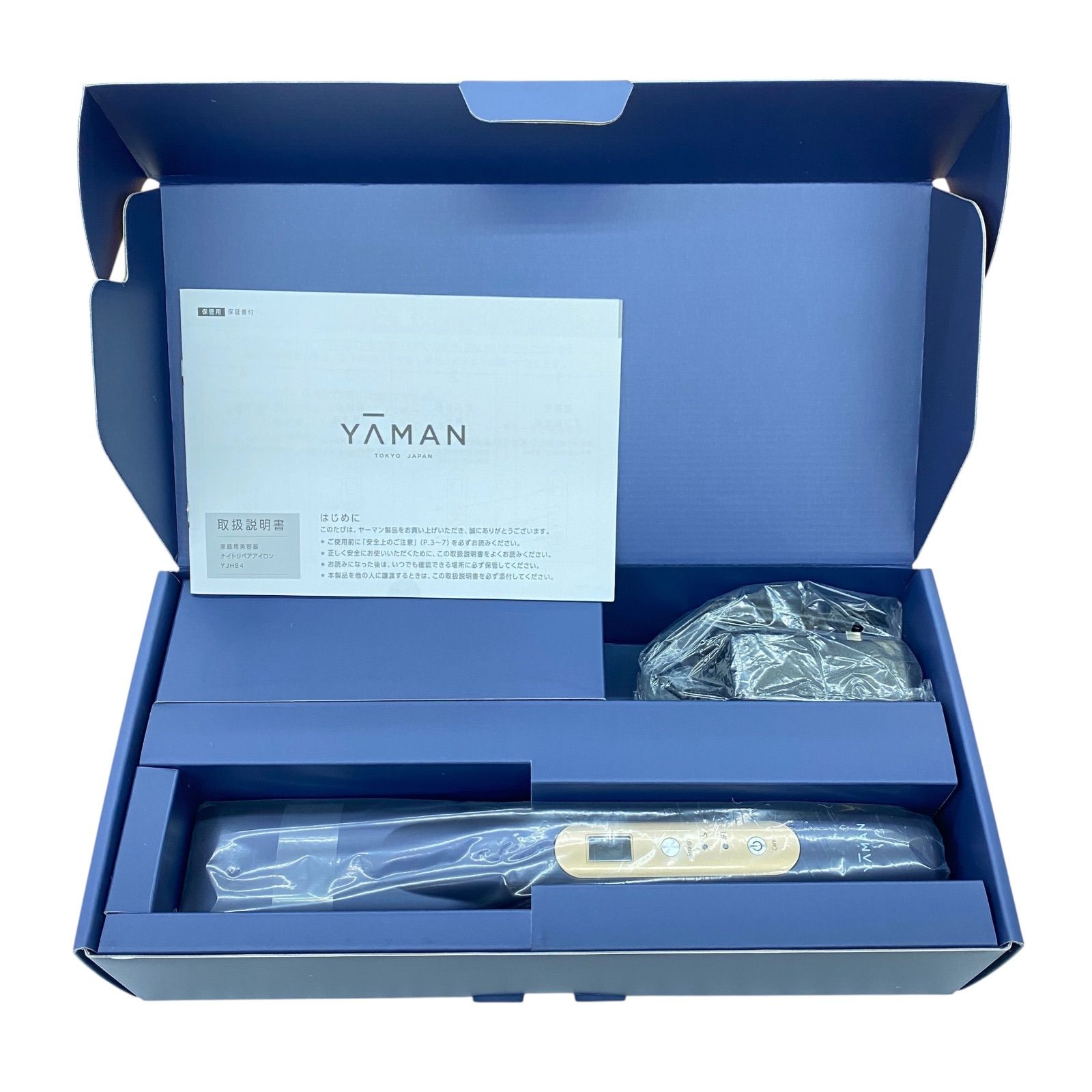  EM 1029 ヤーマン YJHB 4 L ナイトリペアアイロン ヘアアイロン ネイビー ストレートヘアアイロン ヘアアイロン