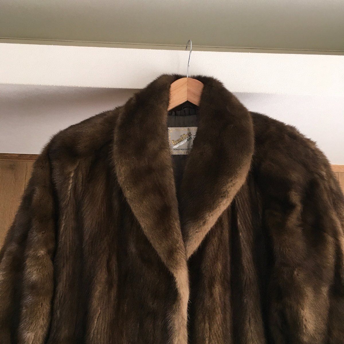 凄い艶☆ゴールド「SAGA MINK」パステルミンクのコート