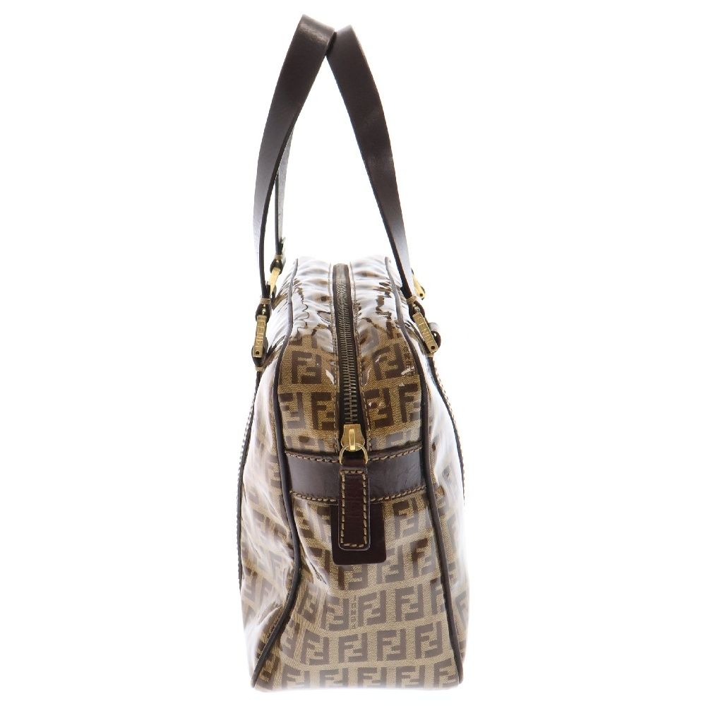 FENDI (フェンディ) ズッキーノ ズッカ総柄 エナメル