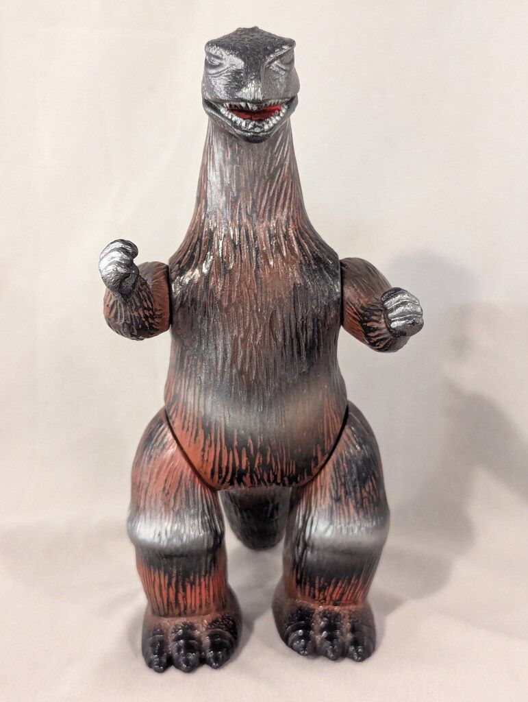 マルサン　世紀の大怪獣　1999　ゴジラ　350　ダークブラウン マルサン 世紀の大怪獣 99ゴジラ 350 灼熱ver. 赤成型/黒/黄 マルサン 世紀