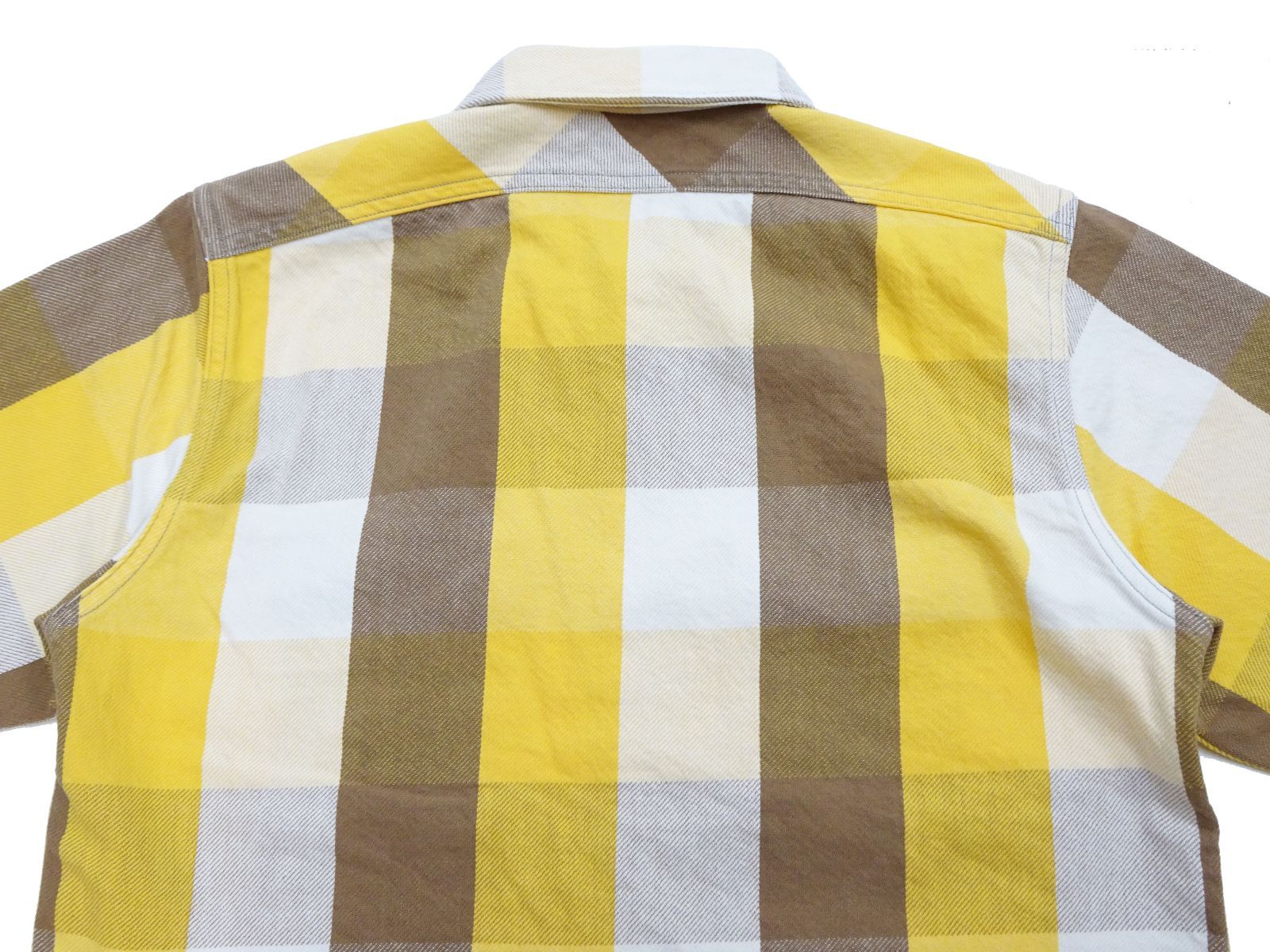 ジェラード JELADO コットン100% ネルシャツ JP02127 チェックシャツ ワークシャツ 「Union Workers Shirt Regular」旧力織機 生地 長袖シャツ グレインマスタード 新品