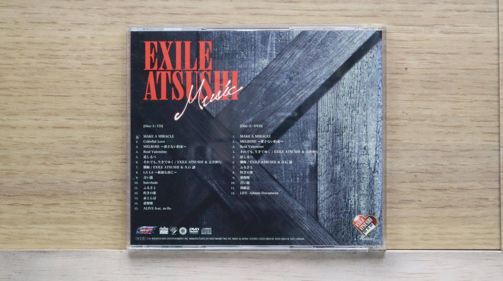 国内盤CD☆エグザイル・アツシ/EXILE ATSUSHI□ Music 国内盤CD☆エグザイル・アツシ/EXILE ATSUSHI□ Music