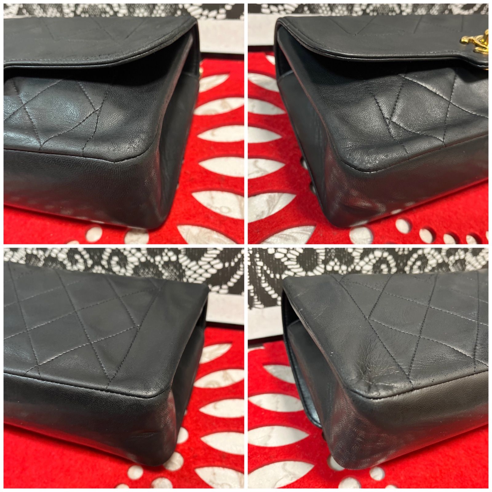 極上美品 シャネル CHANEL デザイン フラップ シングルフラップ 063 極上美品 シャネル CHANEL デザイン フラップ シングルフラップ