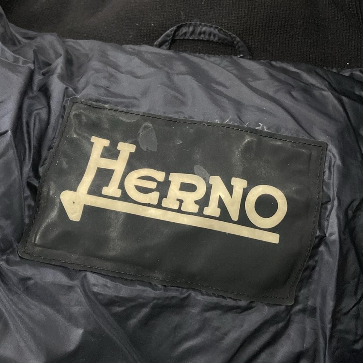 HERNO - HERNO(ヘルノ) ダウンジャケット サイズ48 XL レディース - ダークネイビー 長袖/冬/秋 HERNO(ヘルノ) ダウンジャケット サイズ48 XL レディース