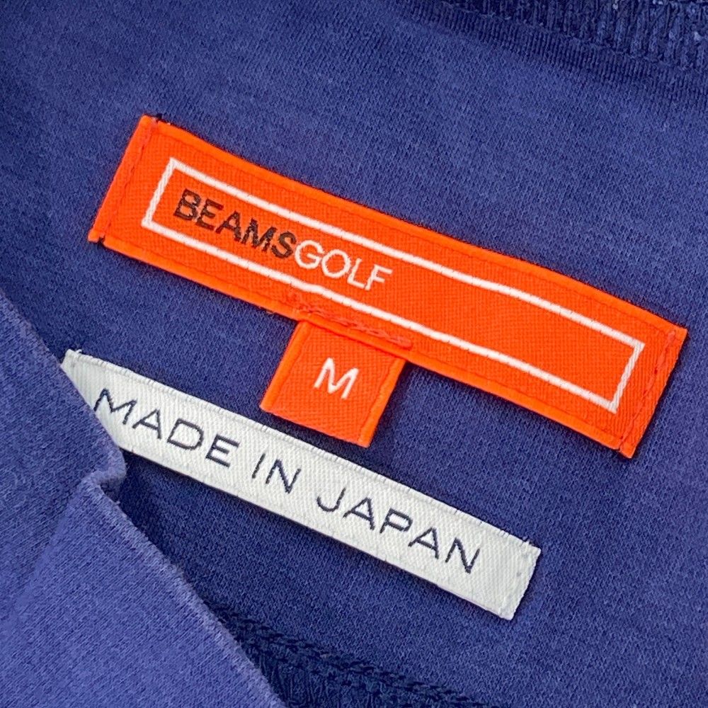 サイズ：M BEAMS GOLF ビームスゴルフ ハイネック 長袖Tシャツ
