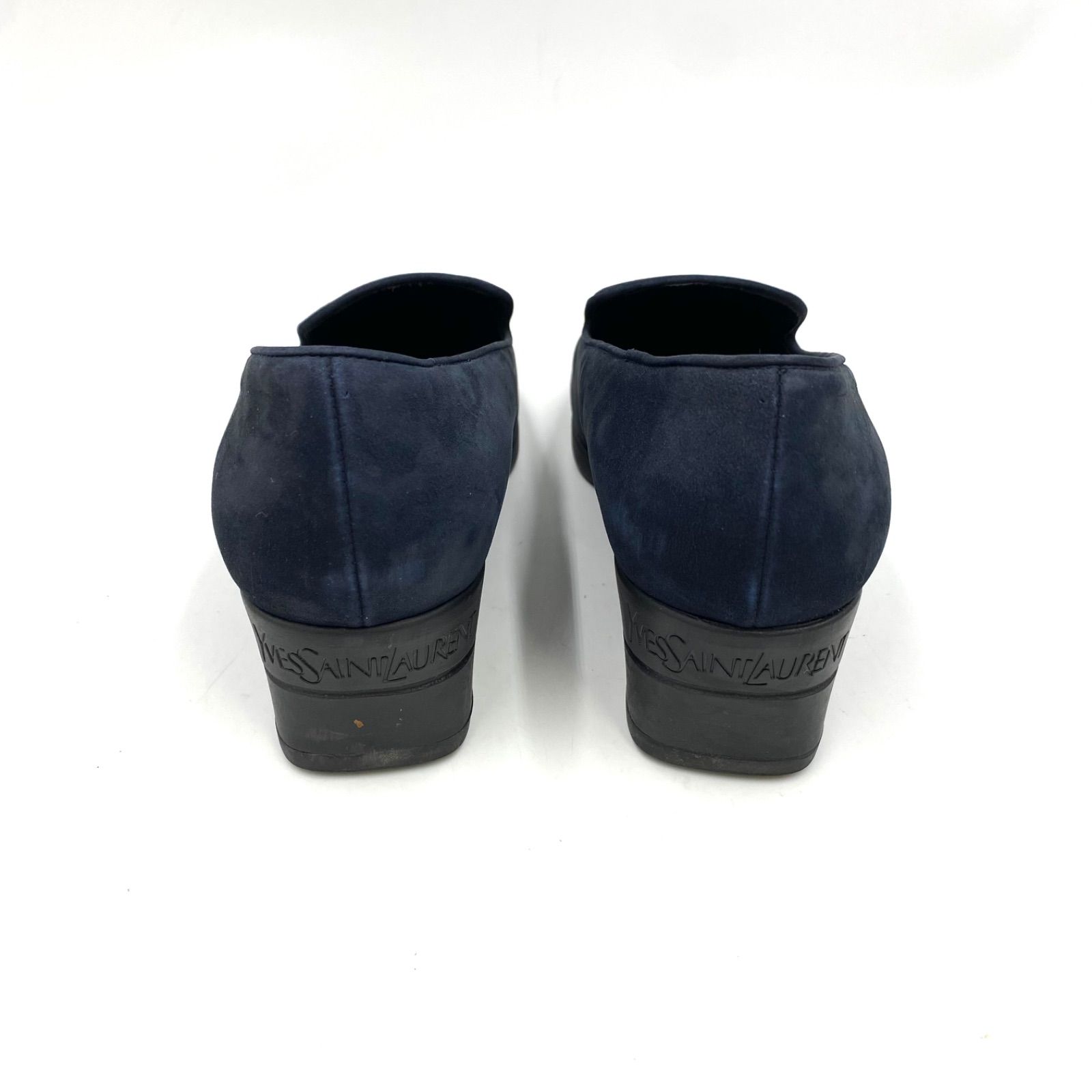 YSL イヴ サンローラン 本革 ローファー カサンドラ ロゴ 金具 レザー YSL イヴ サンローラン 本革 ローファー カサンドラ ロゴ 金具