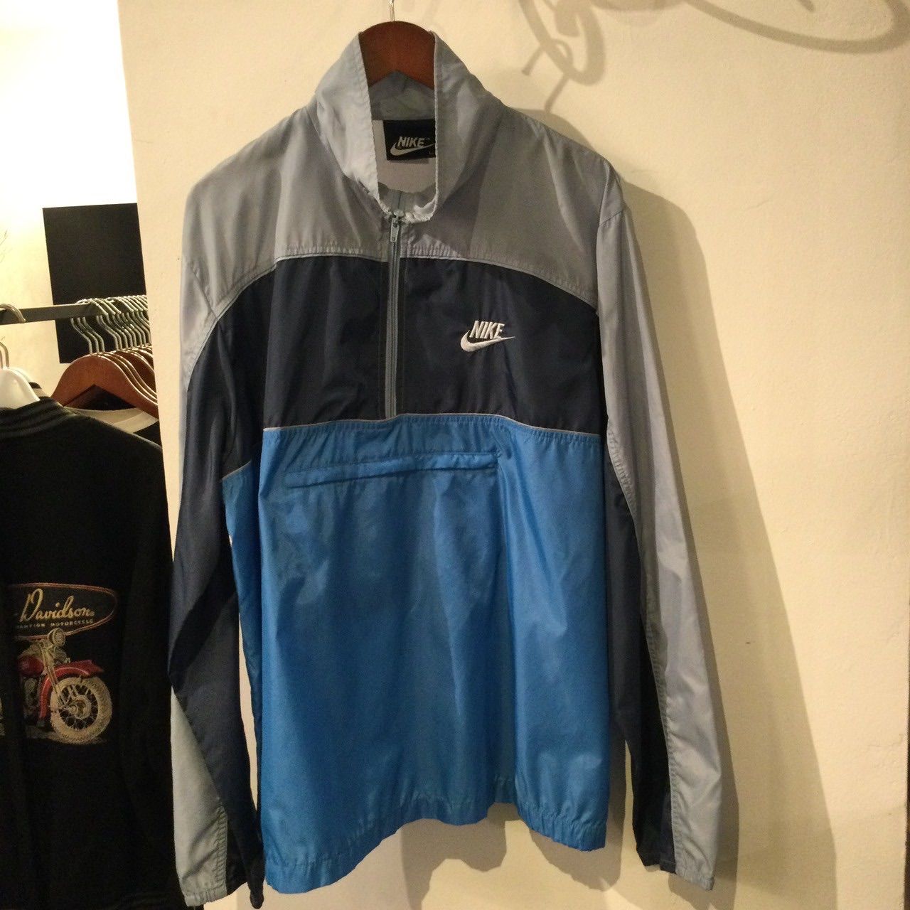 ナイキ NIKE 80s ビッグサイズハーフジップスウォッシュナイロン