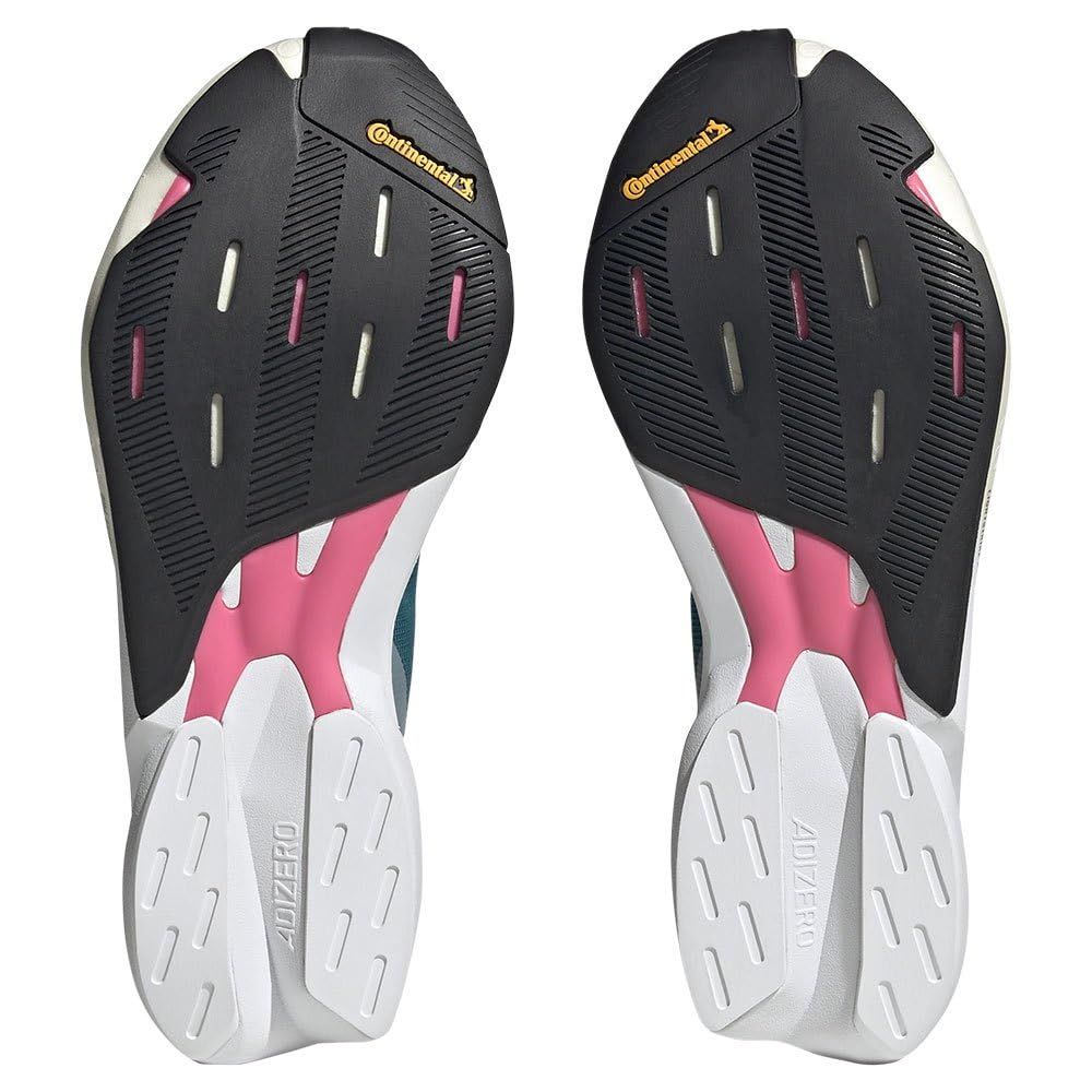 アディダス 陸上 ランニング ランニングシューズ アディゼロ ジャパン 8 W レディス 24.0 ブルーグレー×レモンイエロー アークティックフュージョン 24.0 cm