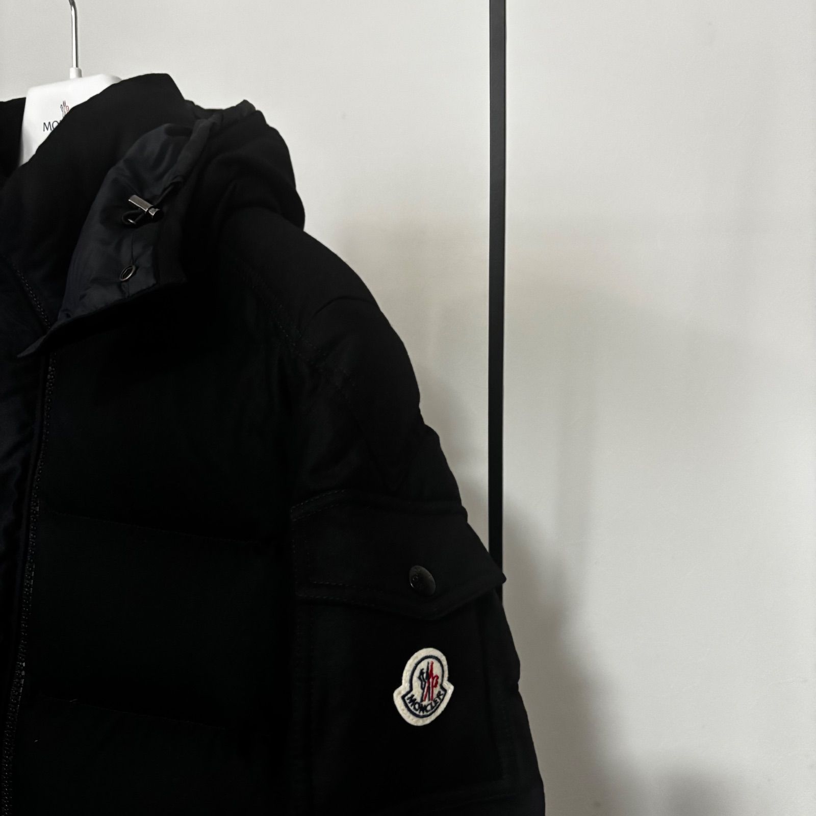 モンクレール★モンジュネーブル★1★ブラック★国内正規品★ 美品☆モンクレール☆モンジュネーブル☆サイズ1☆ブラック