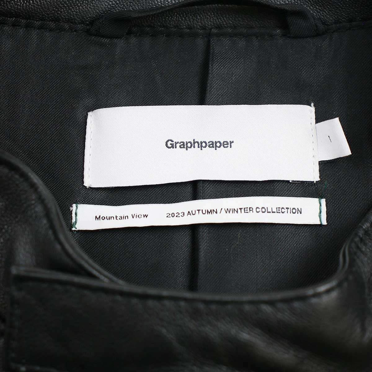 Graphpaper グラフペーパー 23AW ONLY ARK別注 Sheep Leather Single 