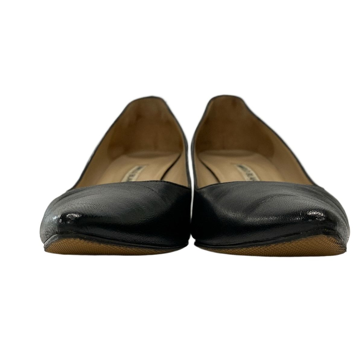 MANOLO BLAHNIK(マノロブラニク) パンプス 37 1/2 レディース - 黒  