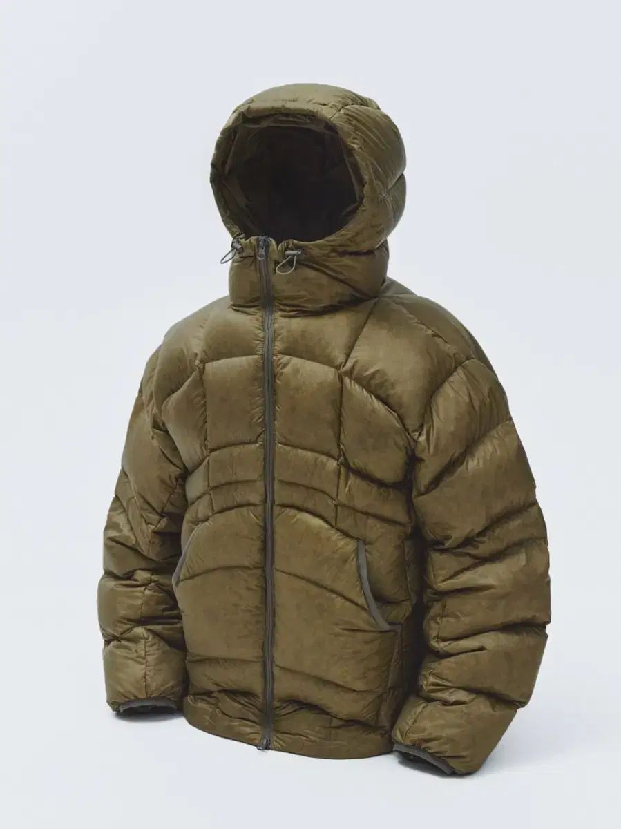L インテムポムード イエティ パファー ダック ダウン ダウン カーキ