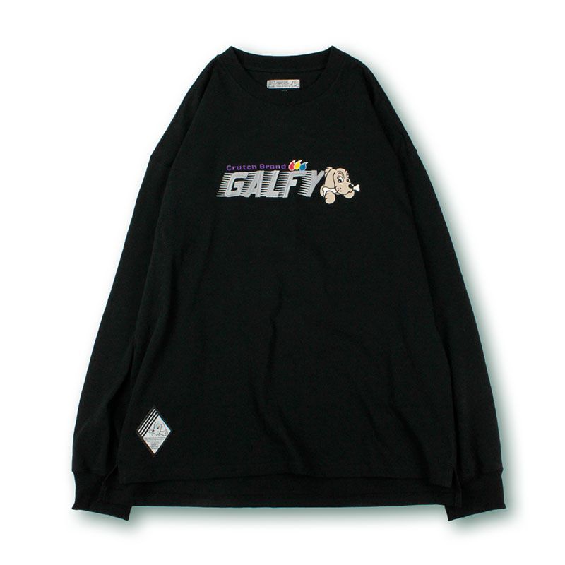 ガルフィー GALFY SPEED ロンTee 長袖Tシャツ 134018 白 黒 青 L