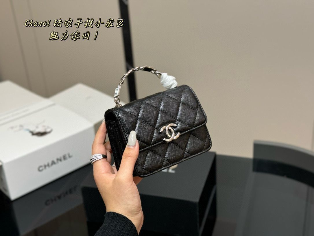 25C【ミニバックでも使いやすい】◆CHANEL◆コインケース グレー 25C【ミニバックでも使いやすい】◇CHANEL◇コインケース グレー