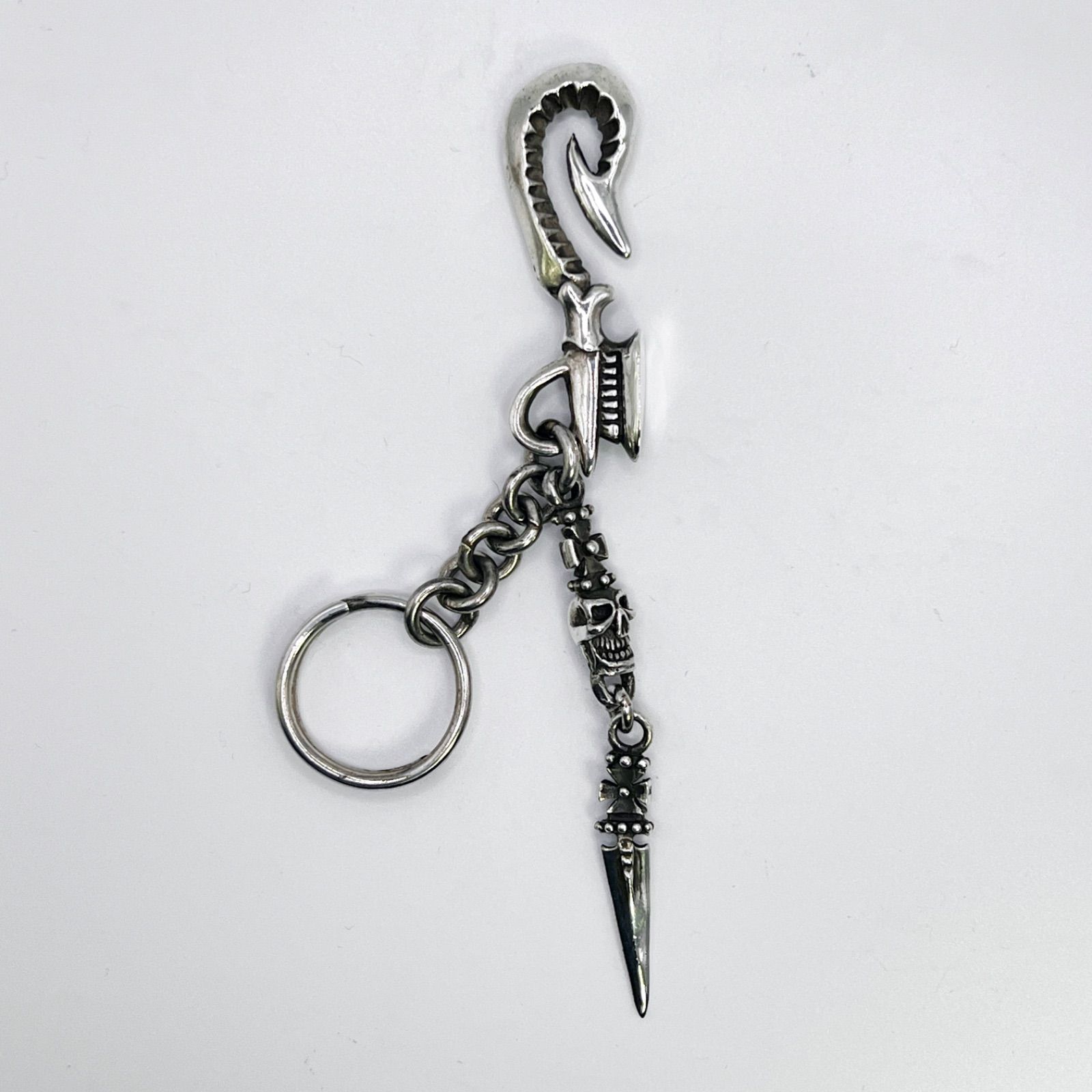 SILVER 925フック型キーホルダー(送料込み) 31q8l7oqhfL.jpg_BO30,255,255,