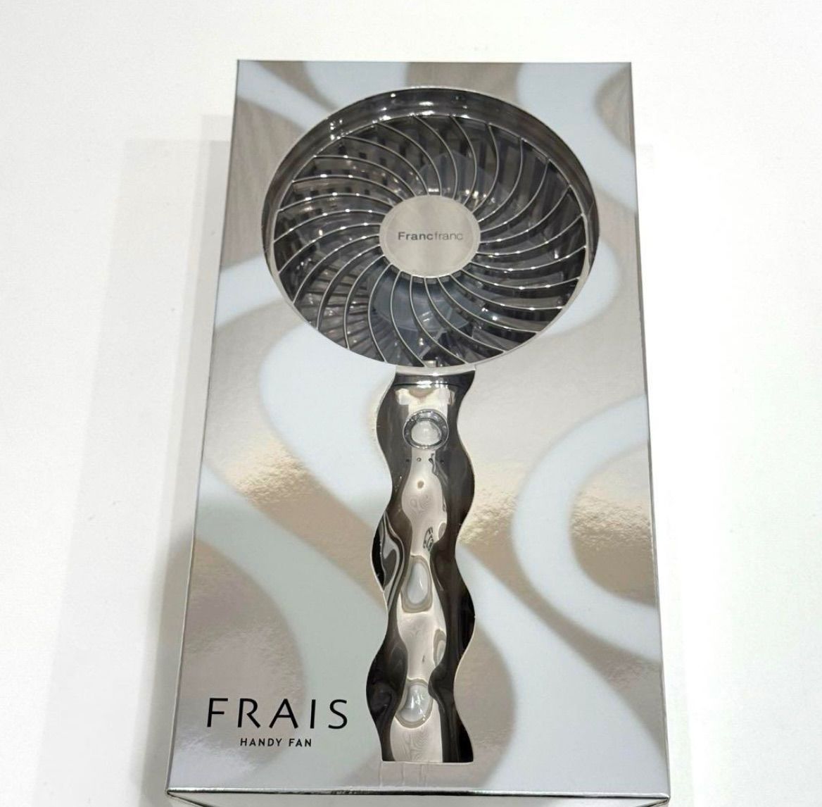 FRAIS ハンディファン シルバー 楽天市場】最新モデル フランフラン FRAIS ハンディファン