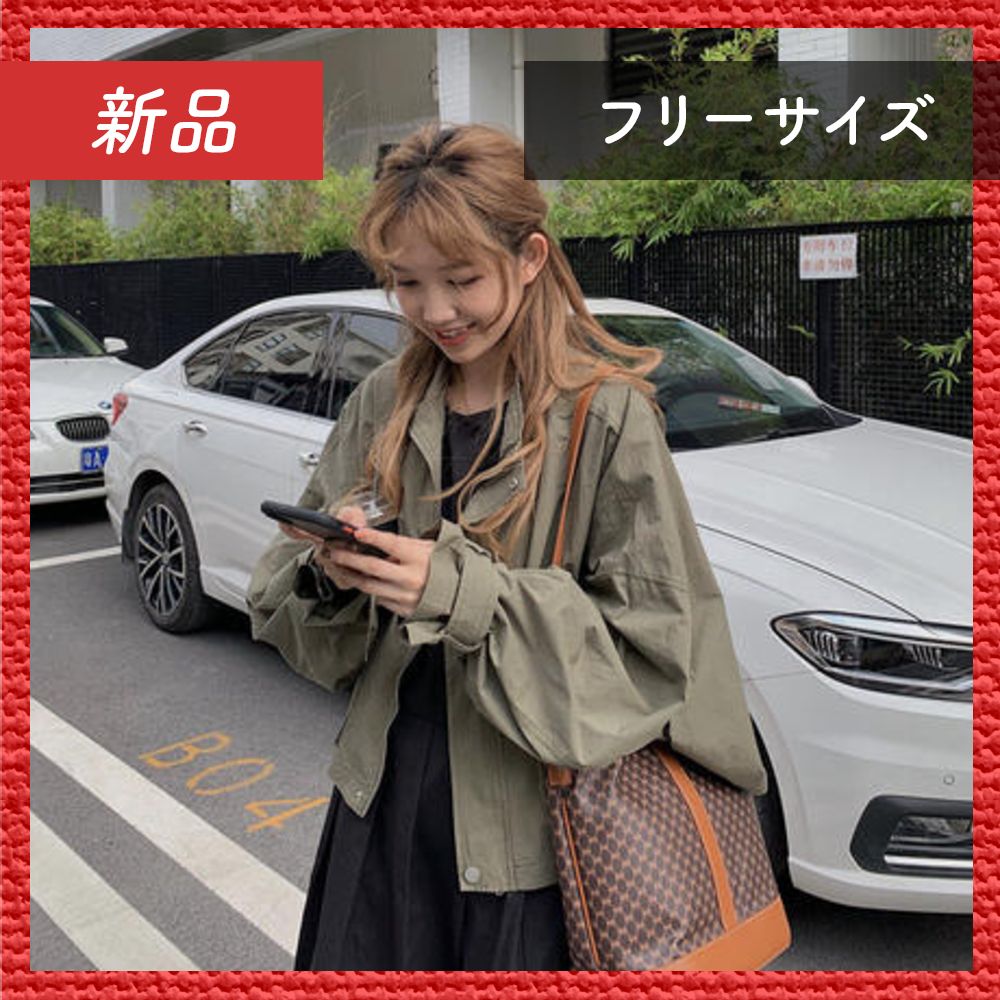 🔴新品未使用🔴 ミリタリー ジャケット グリーン FREE 🔴新品未使用🔴 ミリタリー ジャケット グリーン FREE