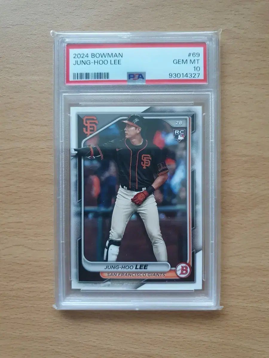 最大60％オフ！ 2025 TOPPS トップス バウマン 李政厚 イ ジョンフ ルーキー PSA10 カード 販売 サイズも豊富。