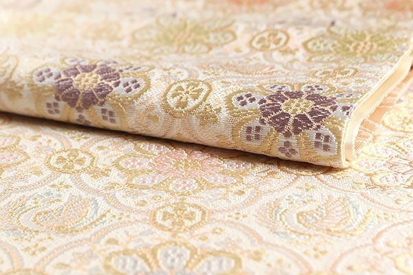 ofa2516 河合美術織物 袋帯 能寿木瓜華文 逸品 お仕立て付き 2～3