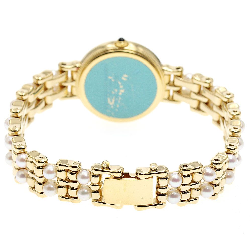 ミキモト MIKIMOTO パールウォッチ クォーツ レディースベルト訳あり_  