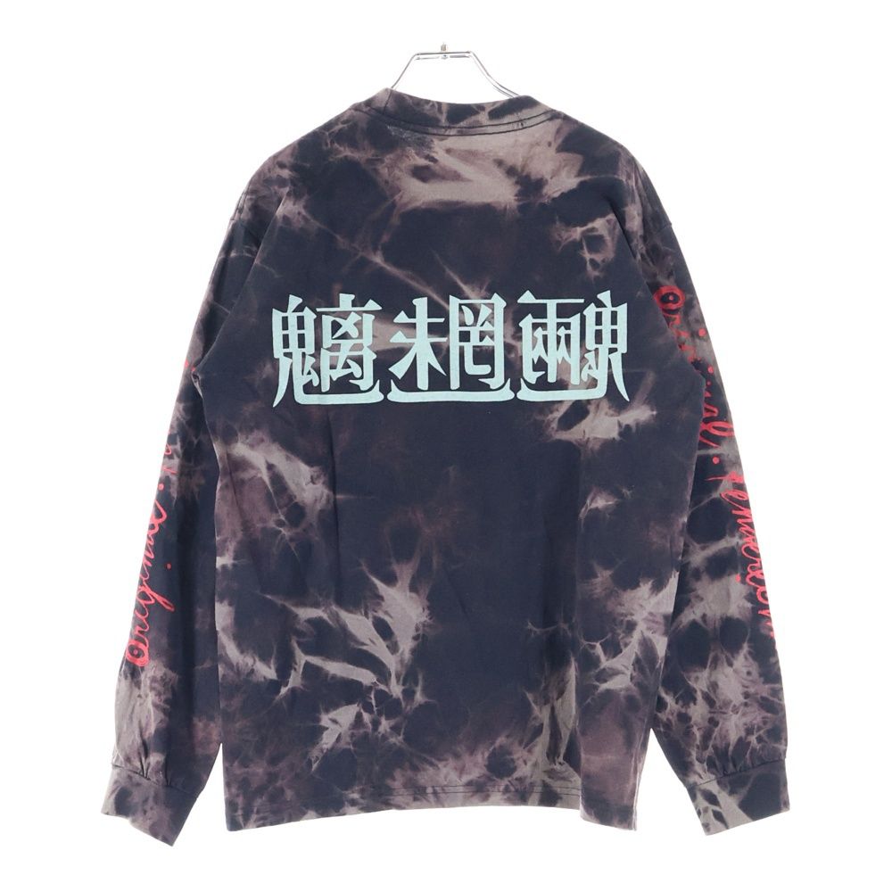 TENDERLOIN テンダーロイン ACID PC L|S TEE アシッド タイダイ プリント 長袖Tシャツ カットソー マルチカラー