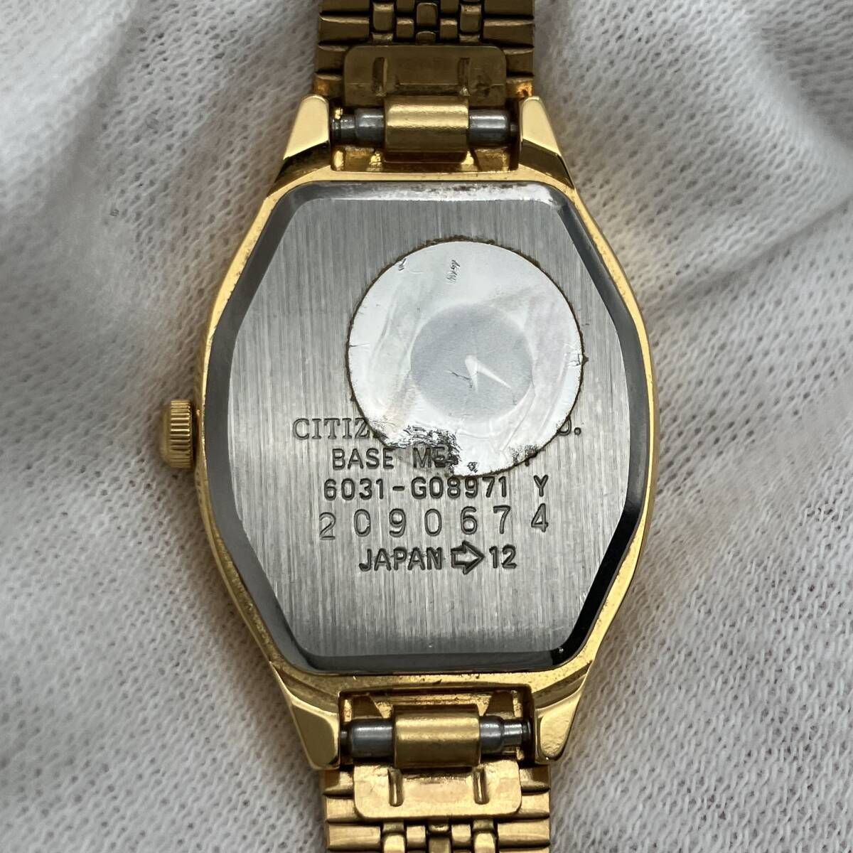 時計　ジャンク ジャンク 【不動】CITIZEN 6031-G08971 腕時計 クォーツ