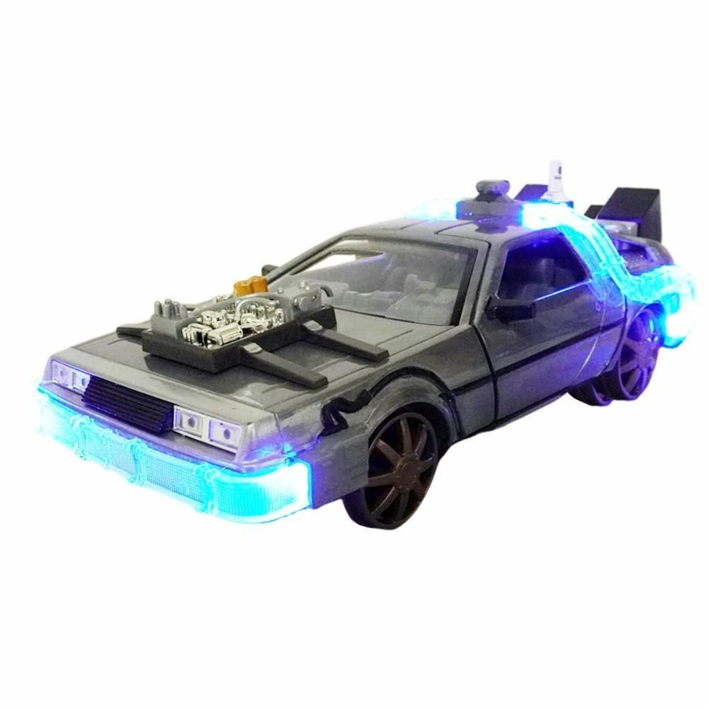 バックトゥーザフューチャー3 デロリアン　ミニカー　フィギュア　新品 Jada バックトゥザフューチャー 3 デロリアン ミニカー 車