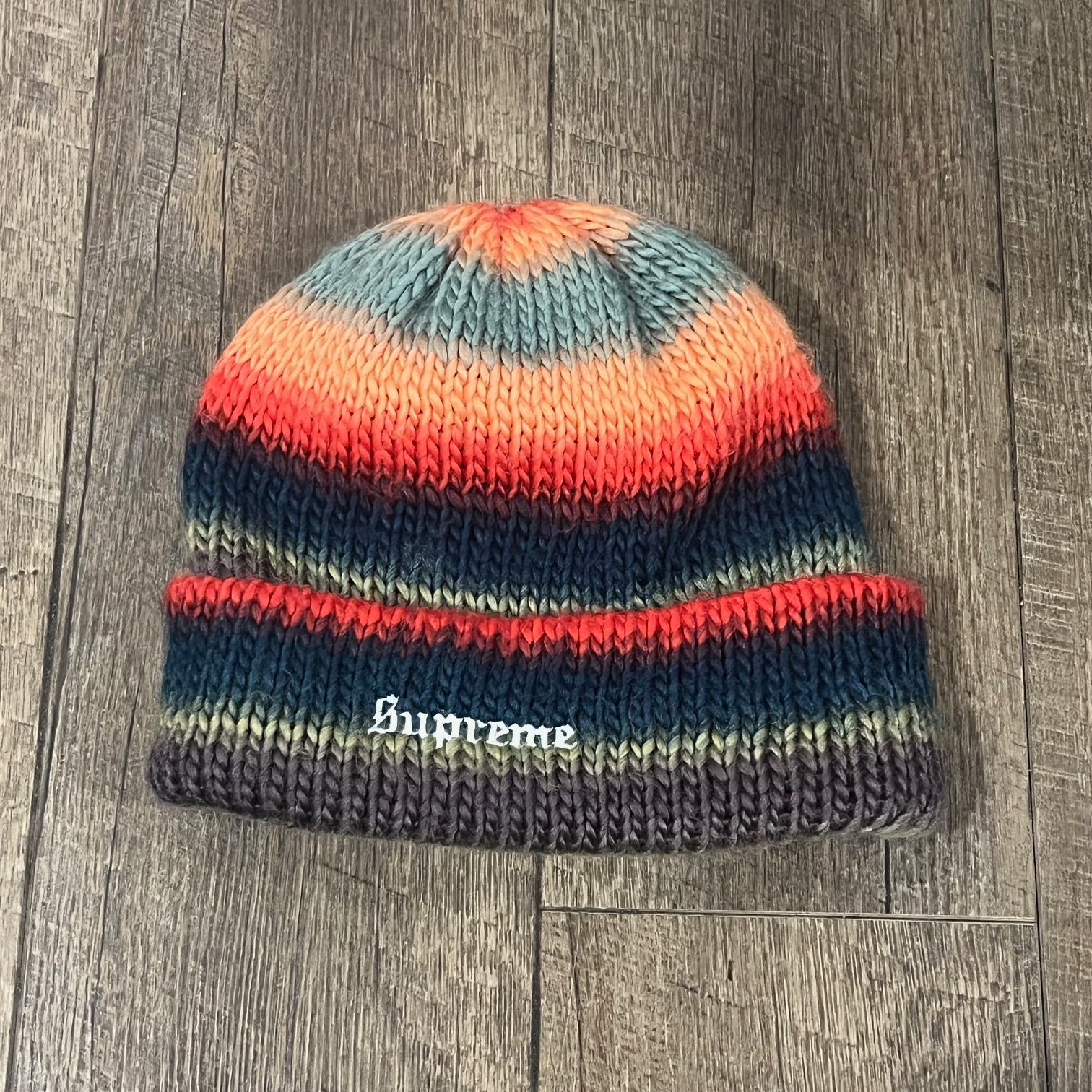 国内正規 SUPREME 22AW Ombre Stripe Beanie オンブレ ストライプ
