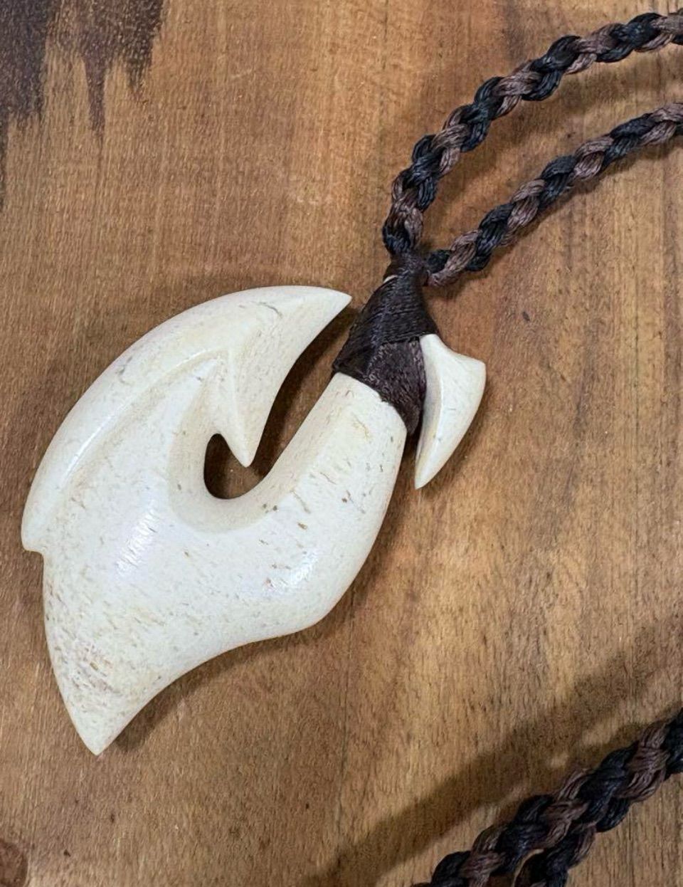 ボーンカービングネックレス sw72 Lサイズ マッコウ