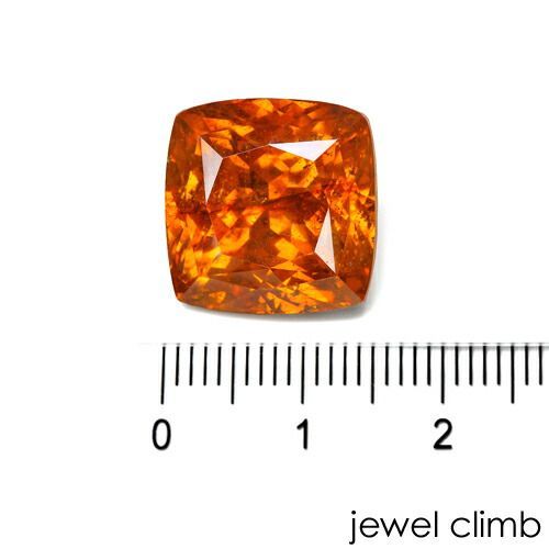 鑑別書付】大変希少な２０ＣＴアップのファセット！サンセットオレンジ・スファレライト 宝石 ルース ２３．１９ＣＴ - メルカリ