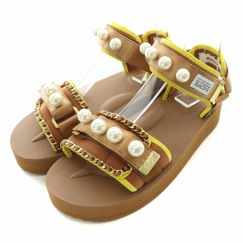 MUVEIL×SUICOKEコラボ サンダル 美品サイズ24 （Dr.Martens×SUICOKE  