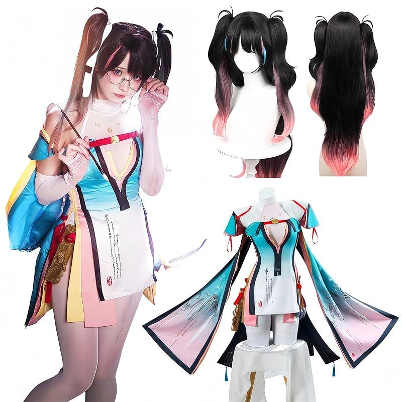 鳴潮 ツバキ 椿 つばき コスプレ衣装 ウィッグ 演出服 アニメ ゲーム