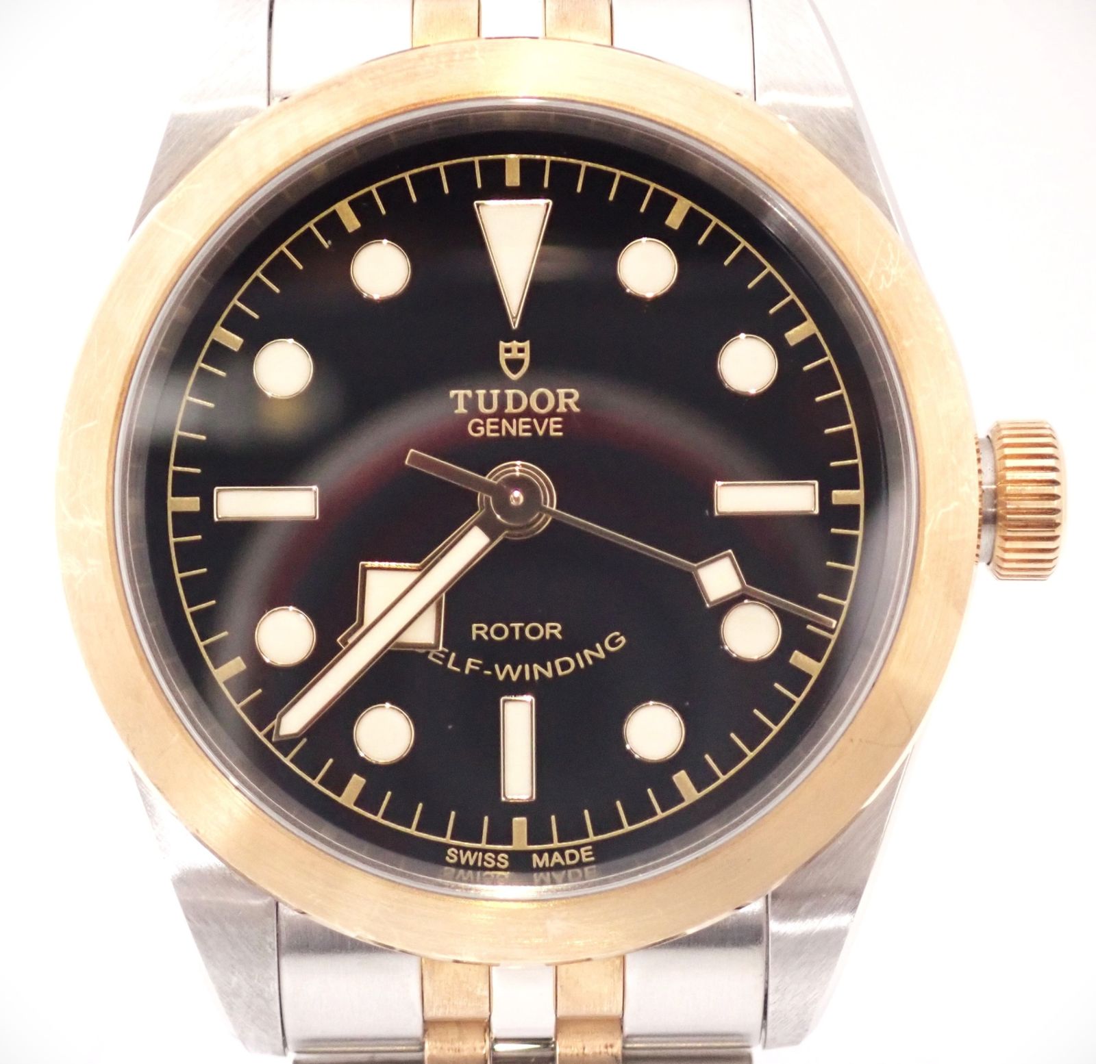 定価44万円↑TUDOR(チュードル) ヘリテージ ブラックベイ36 K18YG 18金 コンビ 79503 自動巻 メンズ 時計 561-2