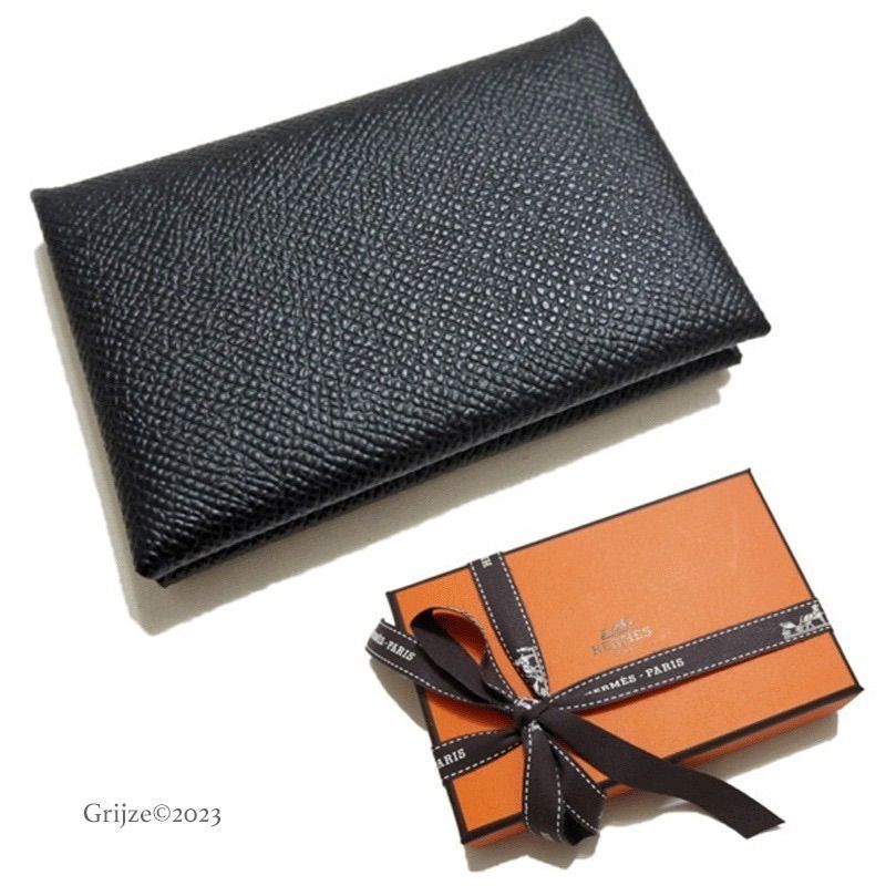 HERMES 超入手困難 名刺入れ Calvi 黒 ヴォーエプソン 国内発 HERMES 超入手困難 名刺入れ Calvi 黒 ヴォーエプソン - メルカリ