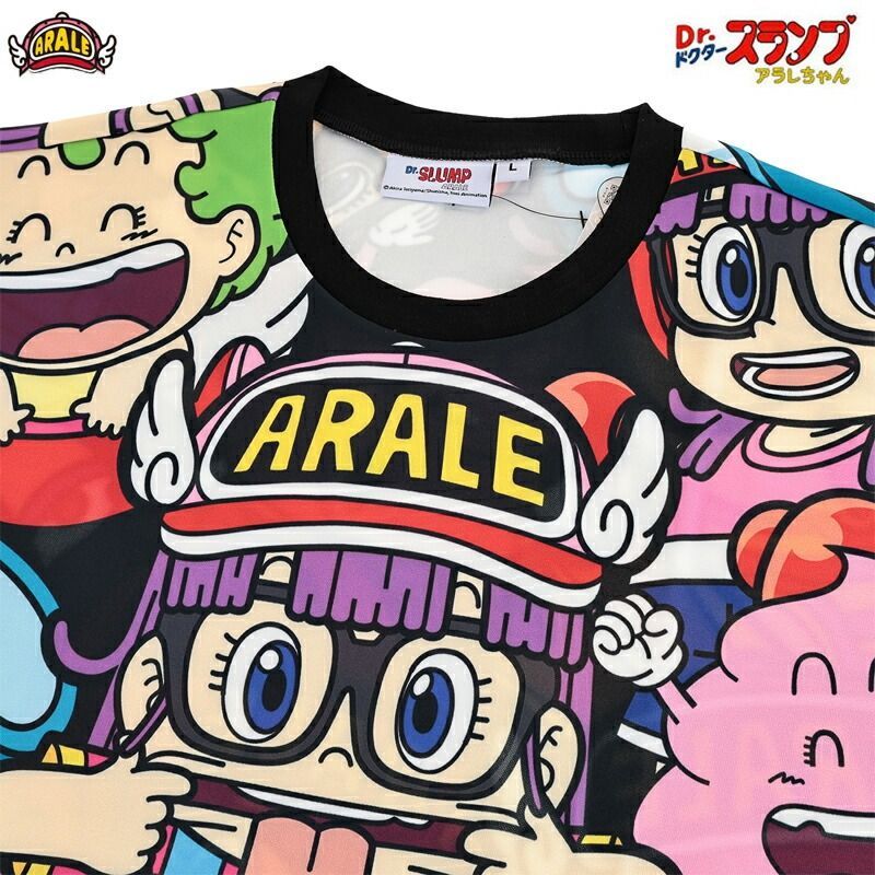 ドクタースランプ アラレちゃん Tシャツ あられちゃん 総柄
