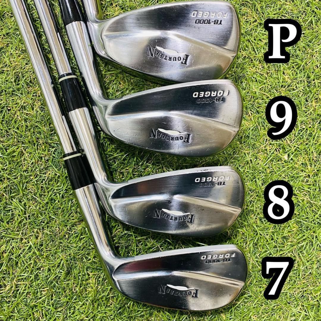 不動の名器】フォーティーン TB-1000 メンズアイアンセット 8本 S